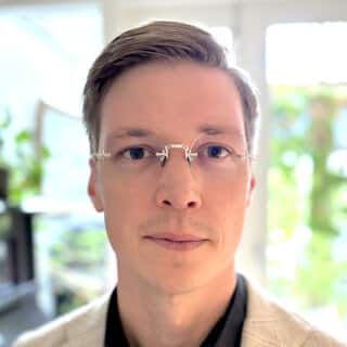 Forskarporträtt av David Sandberg.