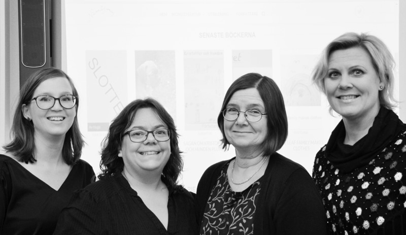 Från vänster: Lisa, Carina, Birgitta och Jeanette är lärare i Nacka kommun.