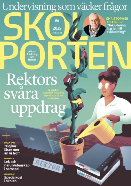 Omslag till Skolporten nr 6 2025.